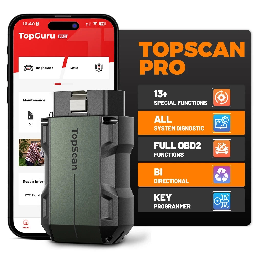 2026 NEW TOPDON PRO Car Key Coding Pin Code Reader All Key Lost Programming Tool