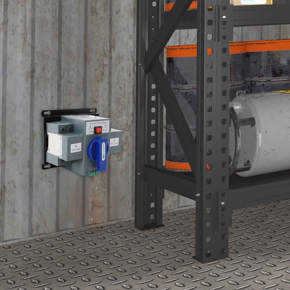 2P/63A Dual Power Transfer Switch AC110V Generator Automatic Changeover Switch