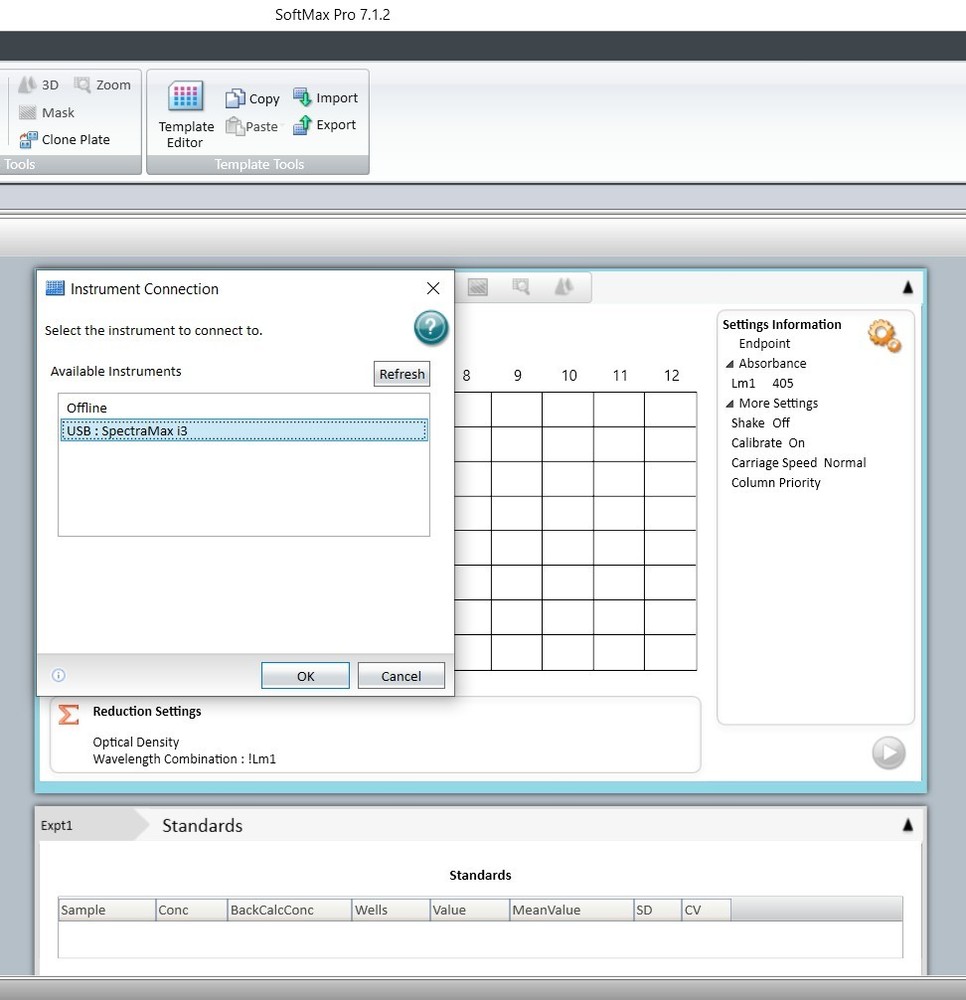 Molecular Devices Microplate readers SoftMax Pro 7.1.2 software Computer,...