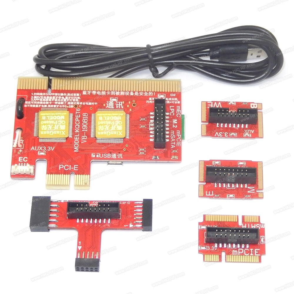 PCI-E LPC MiniPCI-E Analyzer Type-B Card KQCPET6-V8 Bluetooth for Laptop Android