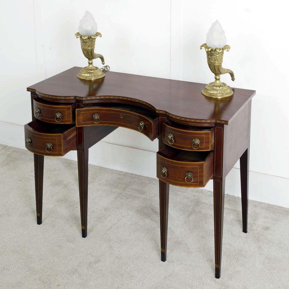 Sheraton Revival Sideboard Mahogany Server 1880