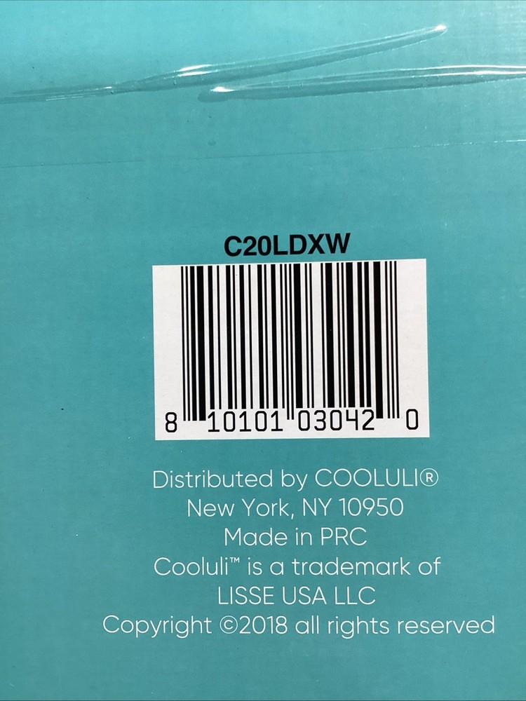 COOLULI 20LDXW 20 Liter Mini Fridge White