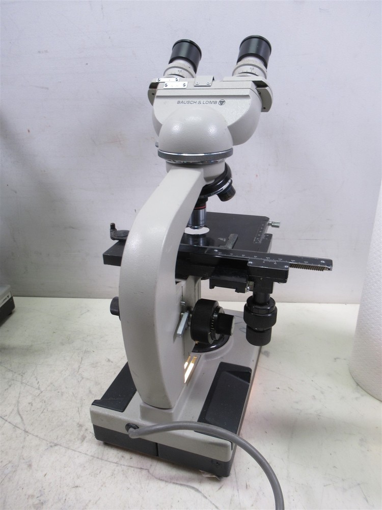Bausch & Lomb KHS Binocular Microscope with 4 Objective Lenses 2 Eyepieces