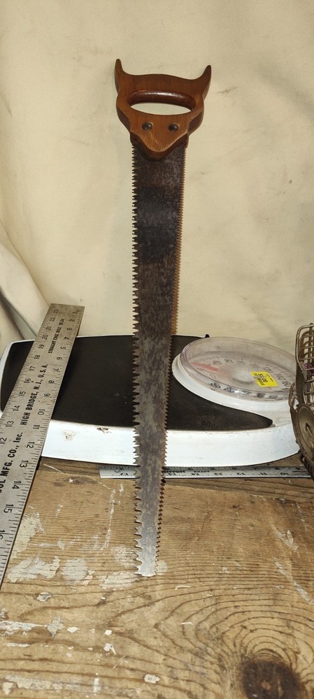 Double sided Hand Saw Wood Handle 24" OAL