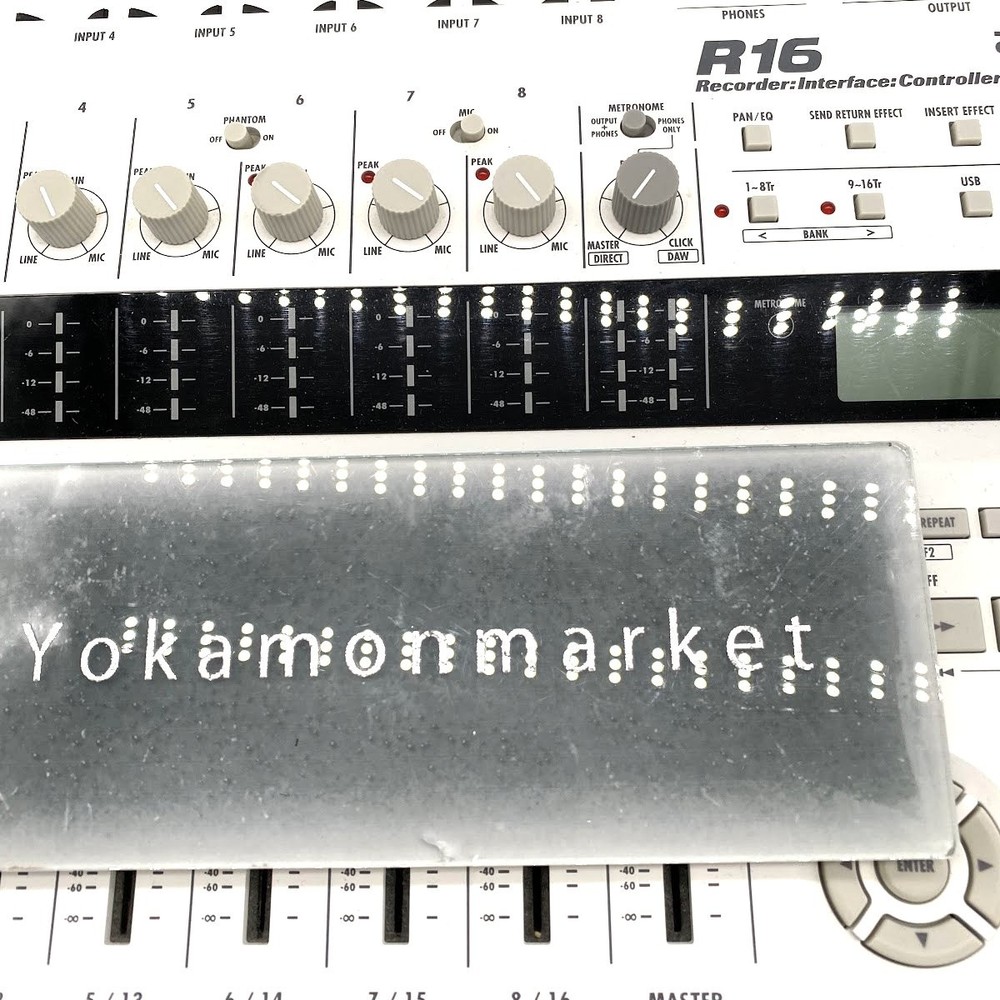 Zoom R16 Portable Multitrack Recorder Controller Interface device Used W case