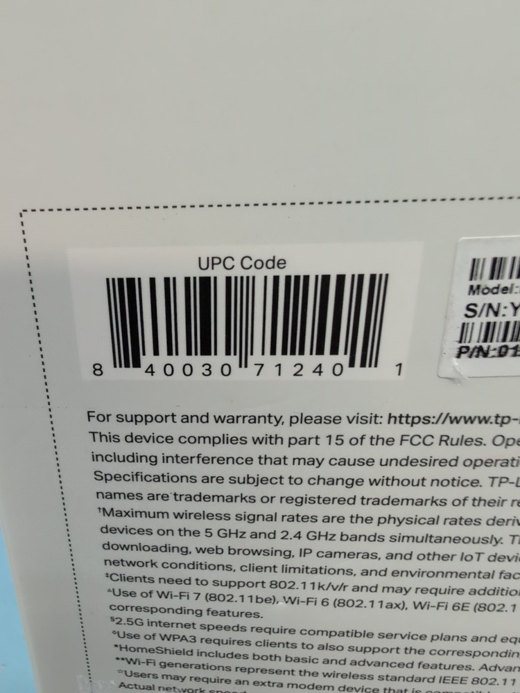 TP-Link Deco BE5000 Mesh WiFi 7 System Dual-Band Whole Home Coverage 3-Pack