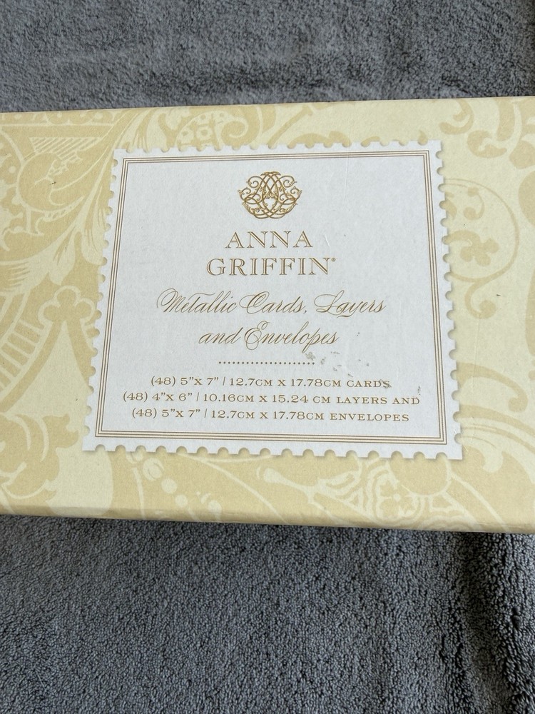 Anna Griffin Metallic Card Layers And Envelopes.