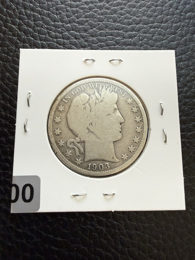 1903 S BARBER HALF DOLLAR 90% SILVER, San Francisco US Mint