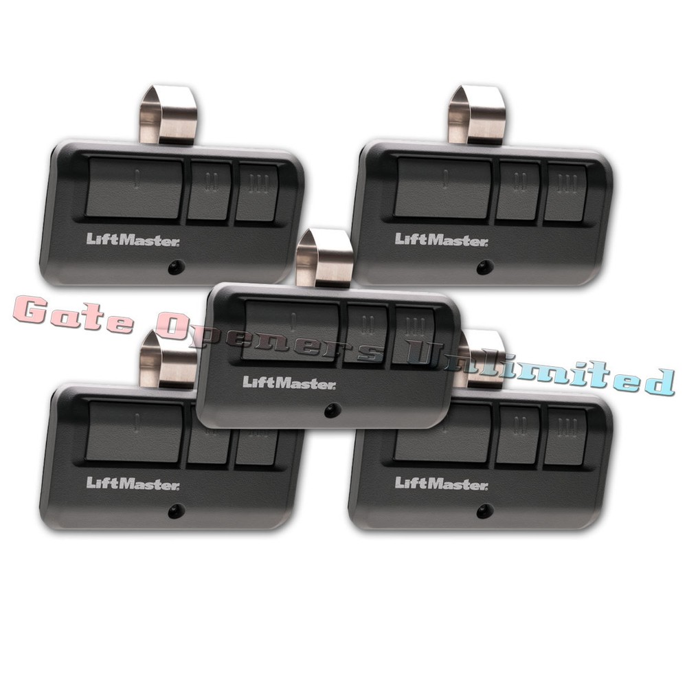 Liftmaster 893LM Remote Control, 5-Pack Chamberlain Garage Openers Controls