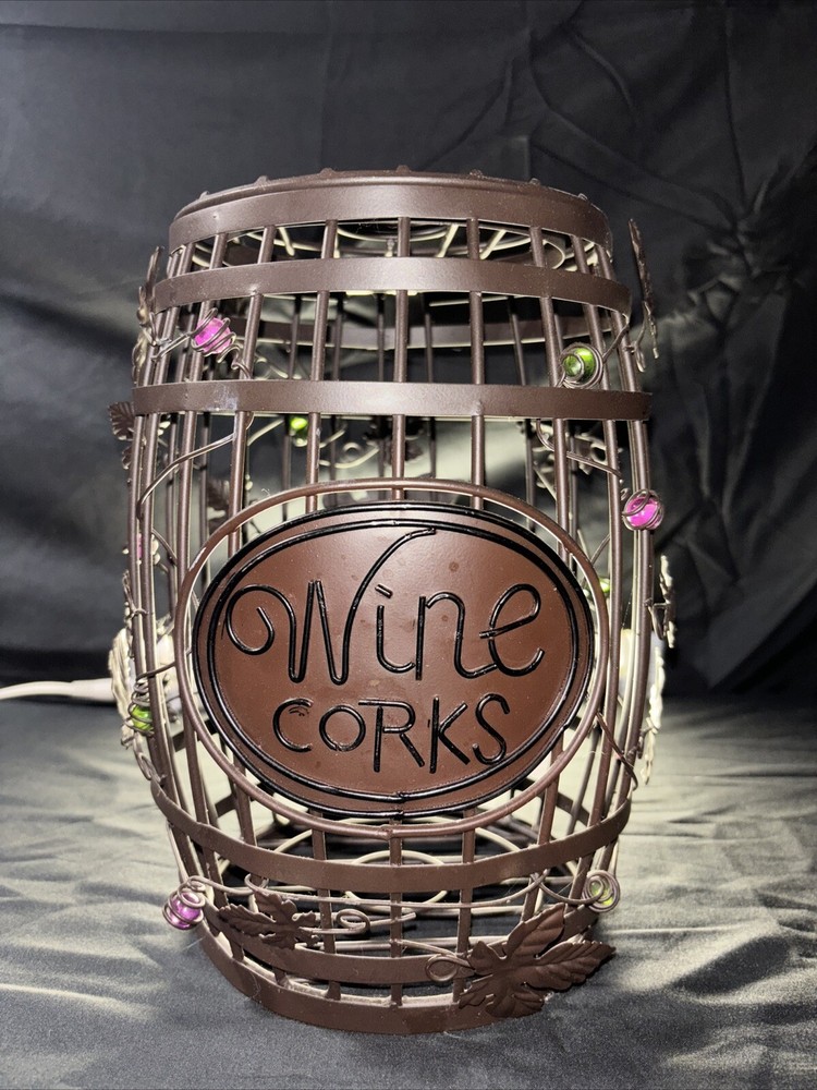 Wine Corks Decorative Metal Basket