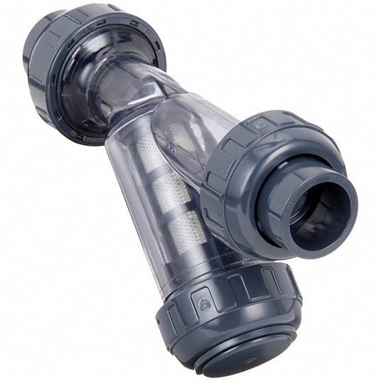 PVC EPDM Sediment Strainer True Union Socket and Threaded