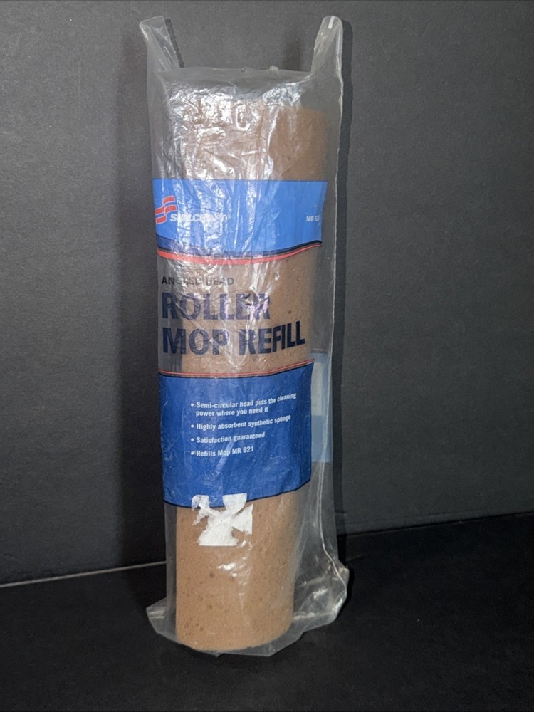SKILCRAFT MR 931 ANGLED HEAD ROLLER MOP REFILL SPONGE Brown