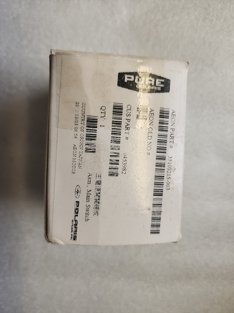 Polaris 0453982 Main Switch Assembly New Oem