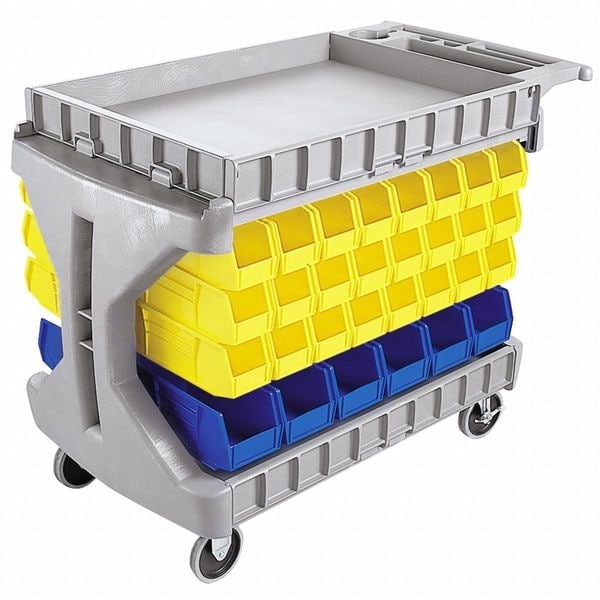 Akro-Mils 30900 Bin Rail Accessory Kit, Gray, Steel