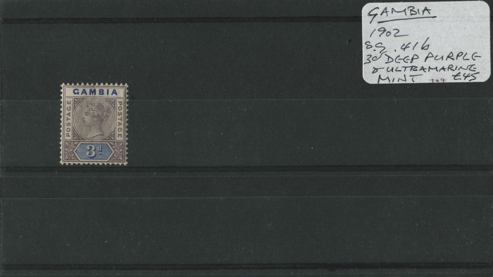 Gambia 1902 SG.41b M/M