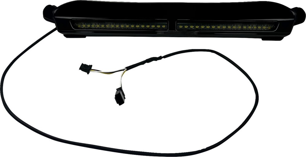 Custom Dynamics Gloss Black LED Windshield Trim (CD-RG-CV-W-B)