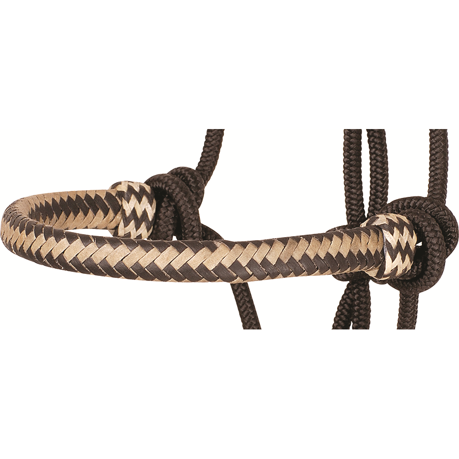 Equibrand BRAIDED RAWHIDE ROPE HALTER
