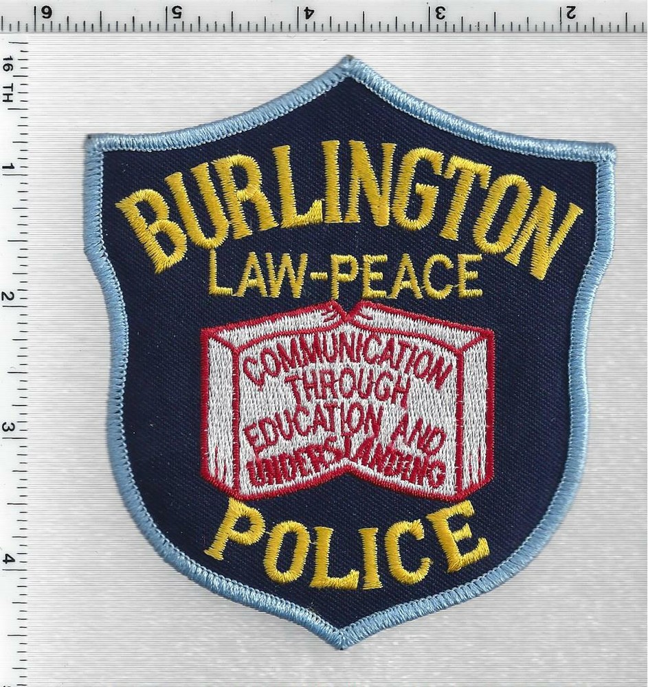Burlington Police (Massachusetts) 4th Issue Shoulder Patch