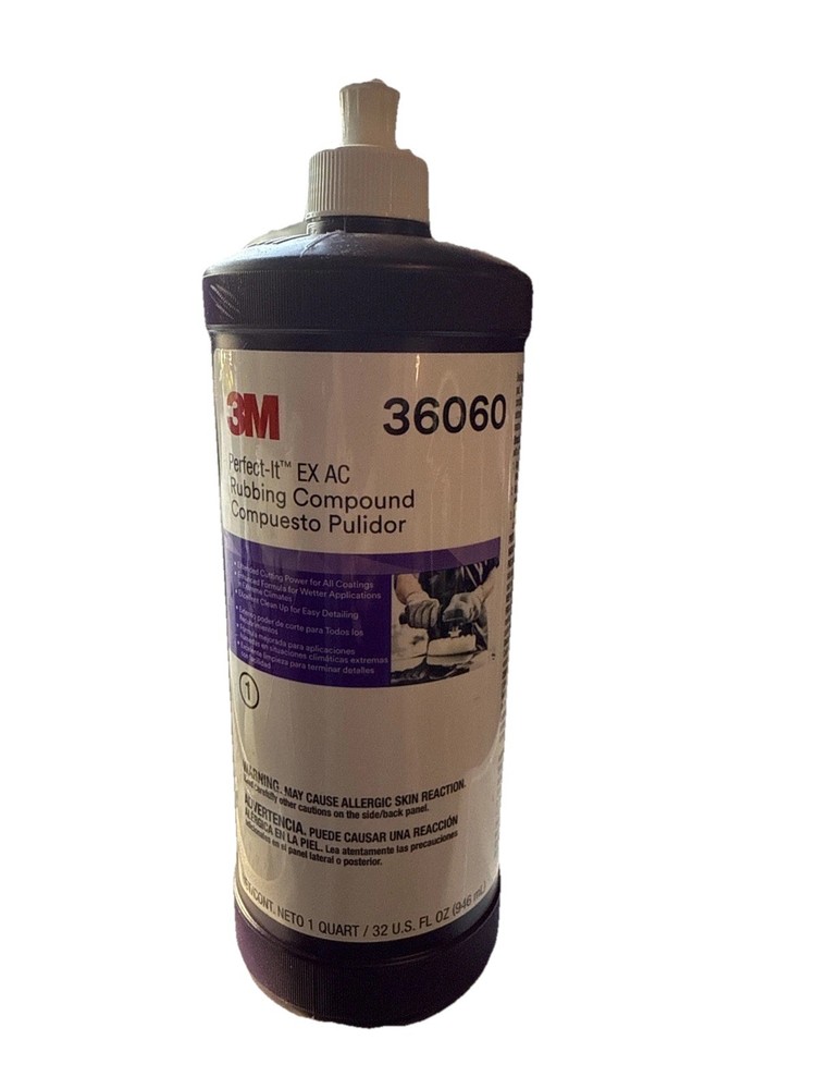 3M 36060 Perfect-It EX AC Rubbing Compound Quart