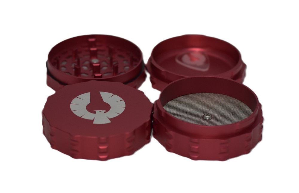 Phoenician - Large 4 Piece Red Grinder Authentic