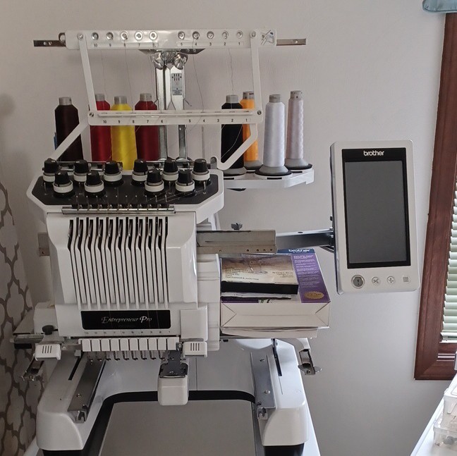 Brother PR1000e 10-Needle Single Head Electronic Control Embroidery Machine