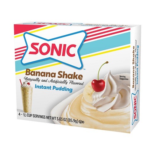 Sonic Instant Pudding & Pie Filling Banana Shake