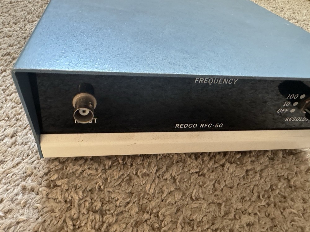 Vintage REDCO RFC-50 Frequency Counter Electronics Untested
