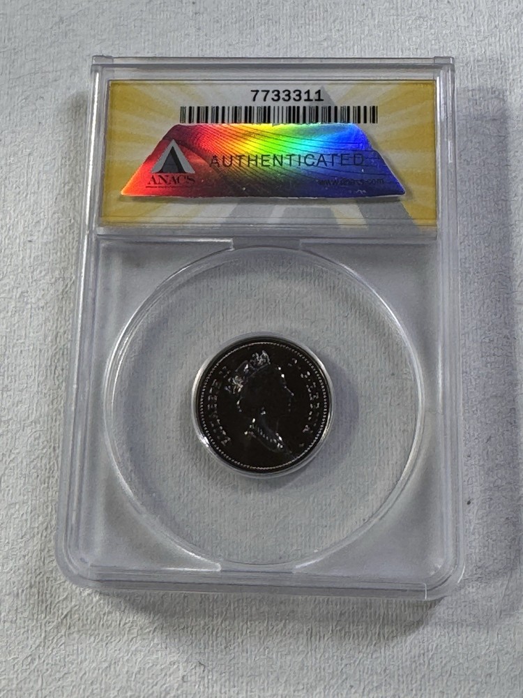 2000-W Canada 5 Cents Graded MS 68 by ANACS