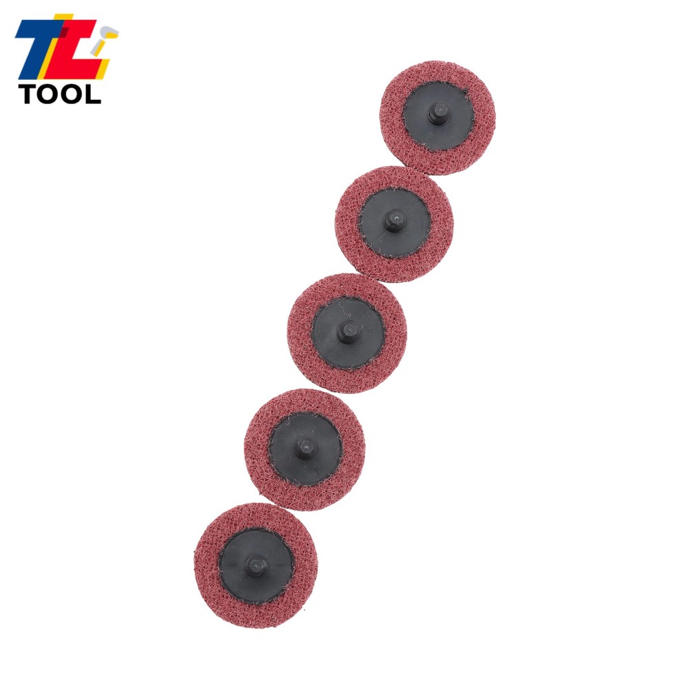 25 Pack Surface Conditioning Quick Change Discs 2" Red Medium Prep Pad Discs