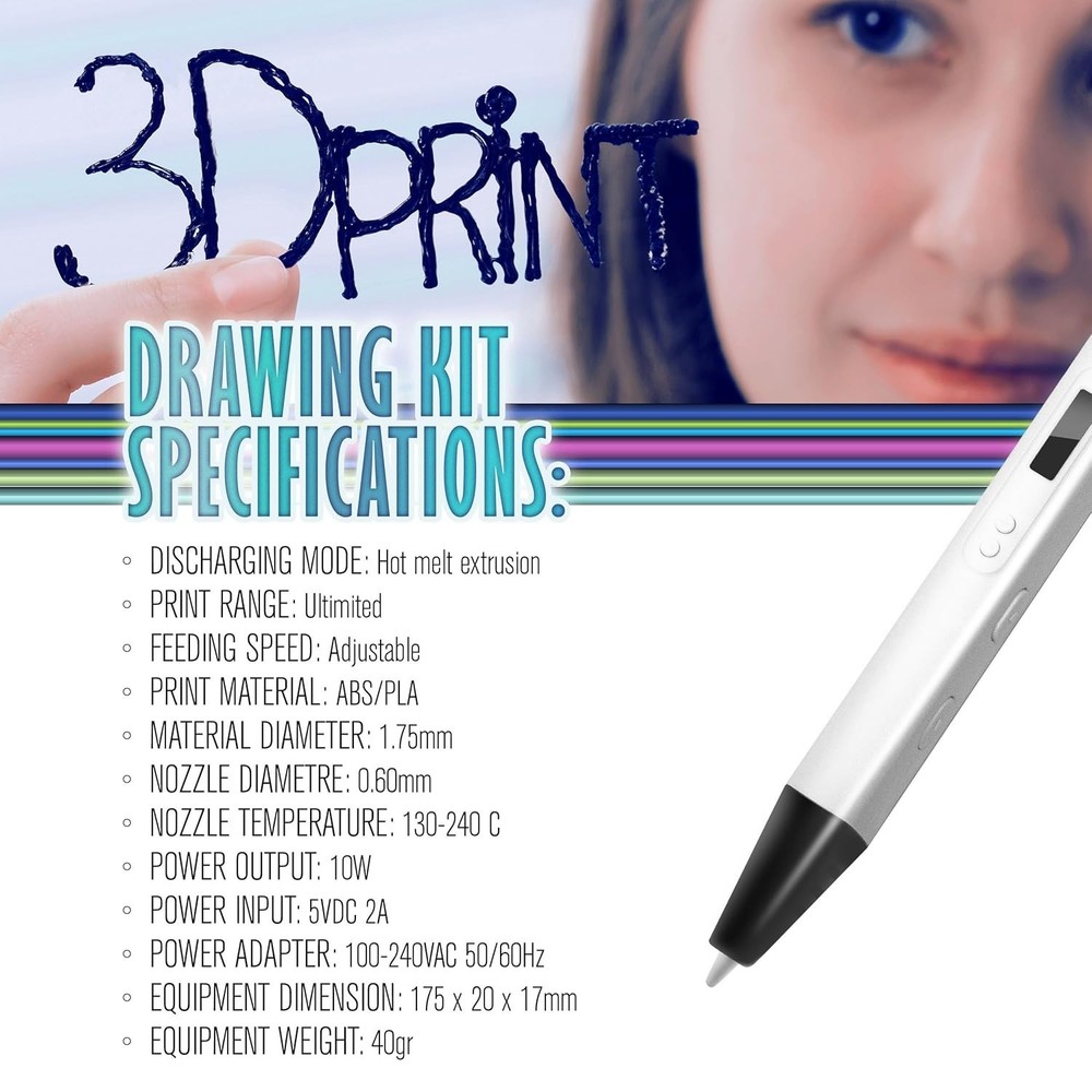 Professional 3D Pen Set with Temperature Control