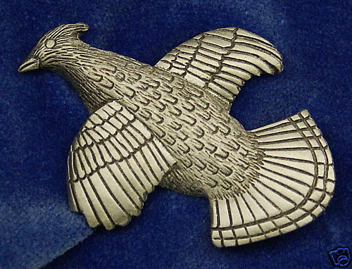 Empire Pewter Ruffed Grouse Pewter Pin