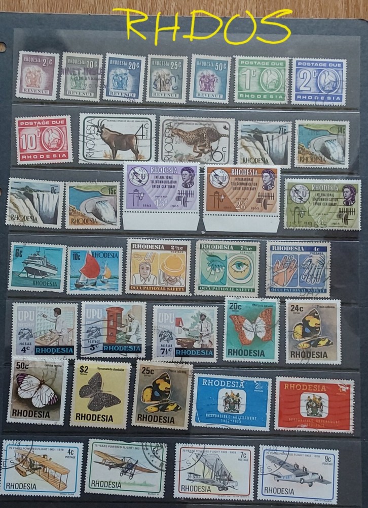 Rhodesia Selection Stamps Used & Mint (RHD05)