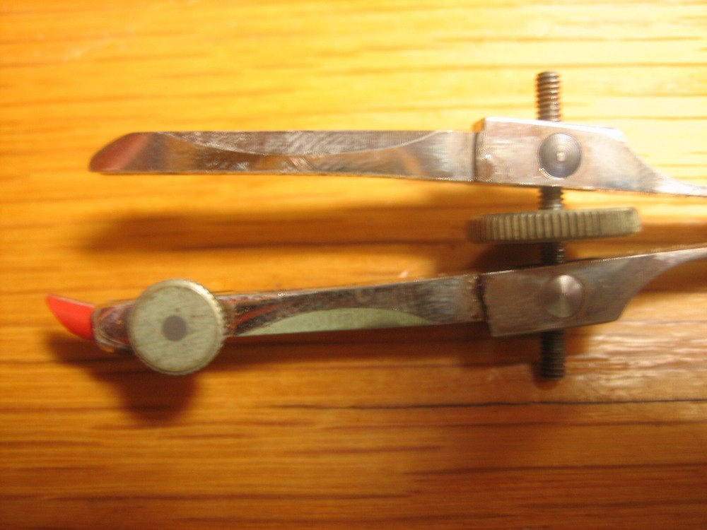 ALVIN CO. GERMANY DRAFTING TOOLS COMPASS DIVIDER SET OF 2