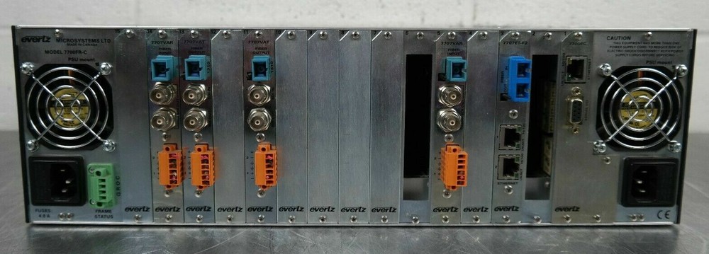 Evertz Microsystems 7700 Multiframe Chassis Model 7700FR-C