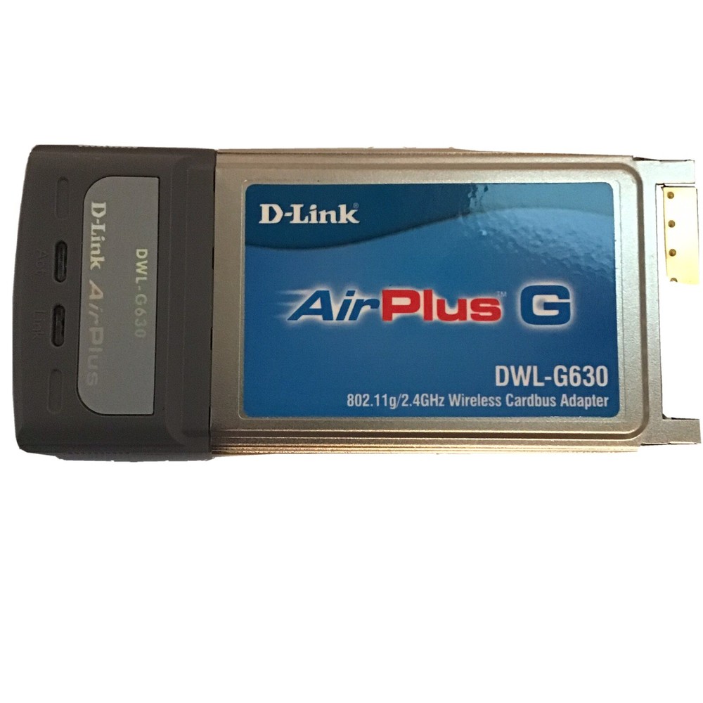 D-Link AirPlus G DWL-G630 Wireless CardBus Adapter