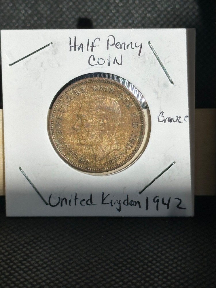 1942 United Kingdom Half Penny