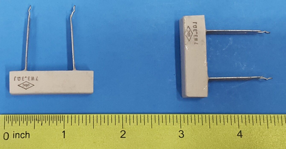 (4pcs) Ceramic Cement Resistors , 3.3 ohm , 7w , 5% , abc Resistor