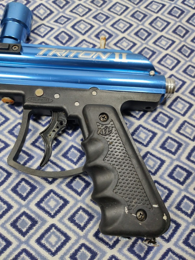 Viewloader VL Triton II 2 Blue Paintball Gun With LOADER Fully Functional