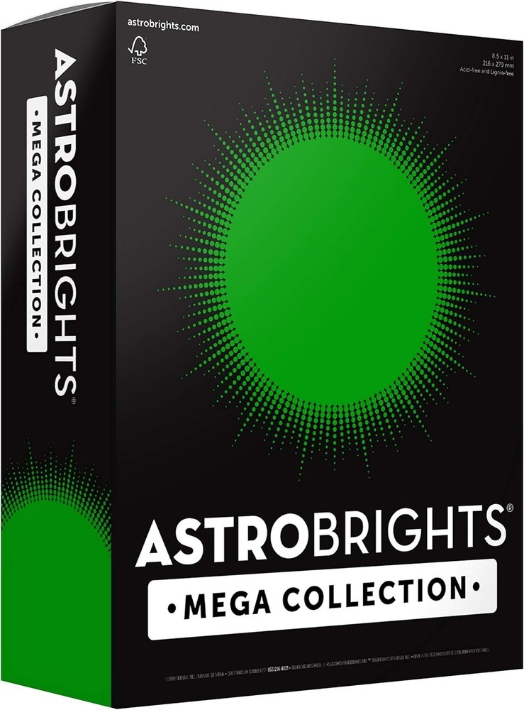 Mega Collection Colored Paper 320 Sheets Green