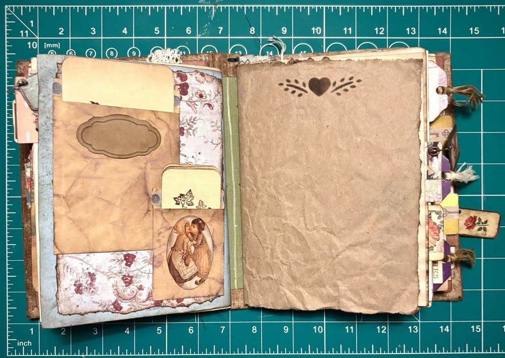 Handmade Junk Journal Victorian Grunge