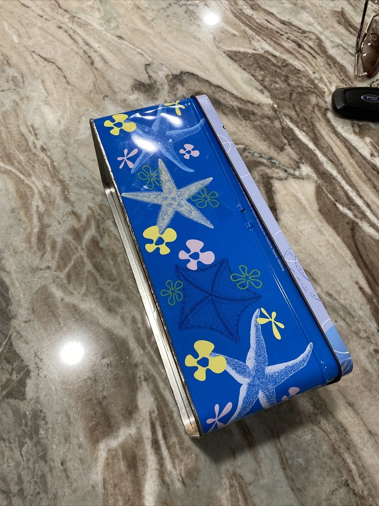 SpongeBob SquarePants Tin Box Hinge Pencil Box Storage 2011 Locker