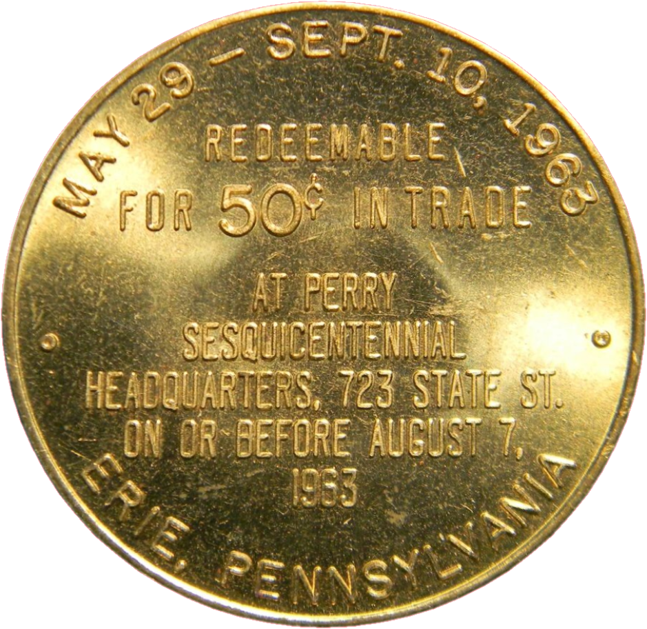 1963 Erie PA Medal (01666)