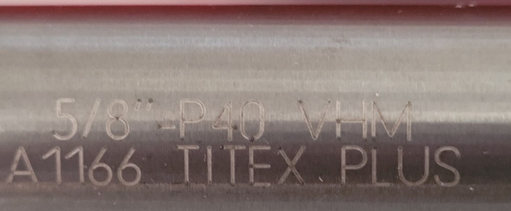 Walter Titex Plus 5/8" Solid Carbide Drill Bit RH Cut 3 Flutes Tanged 140° Point