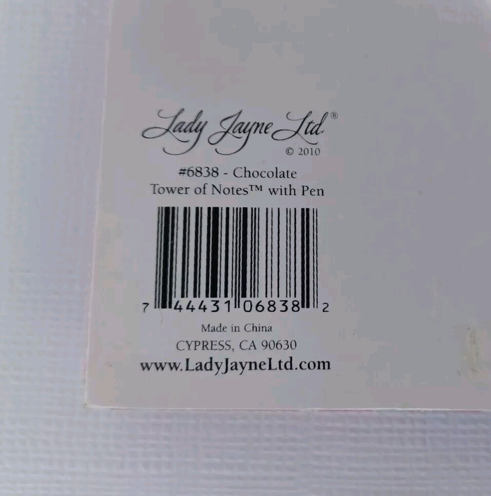 Lady Jayne LTD Girlfriends Note Block Pad New
