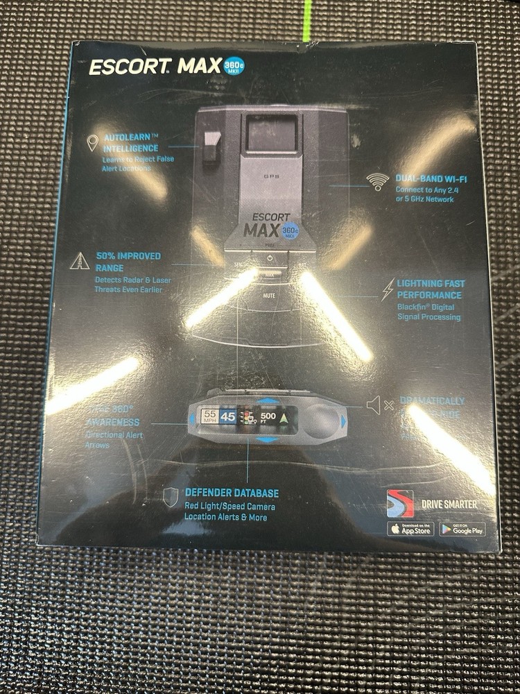 Escort MAX 360c MKII New Laser Radar Detector