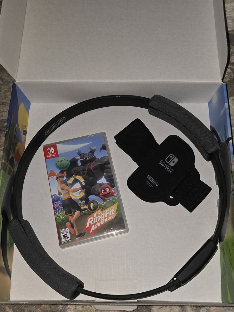 Nintendo Ring Fit Adventure Bundle for Switch with Game, Ring-Con & Leg Strap