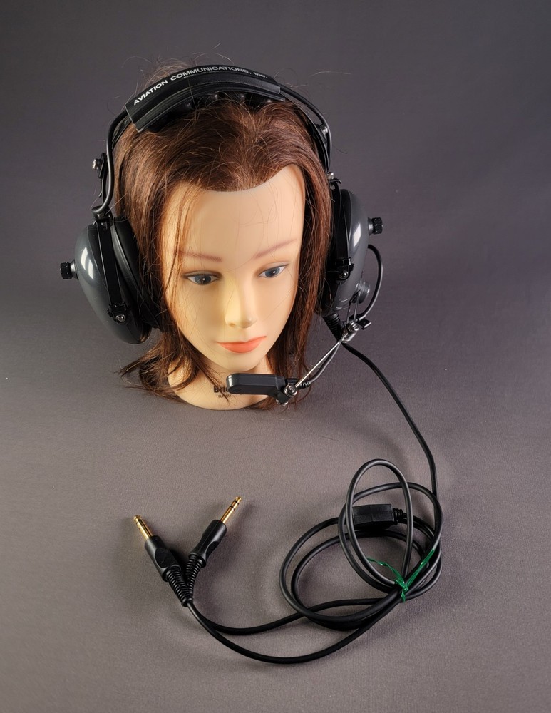 Avcomm AC-400S Headset - Dual Plug - Aviation Communications Inc. Tested