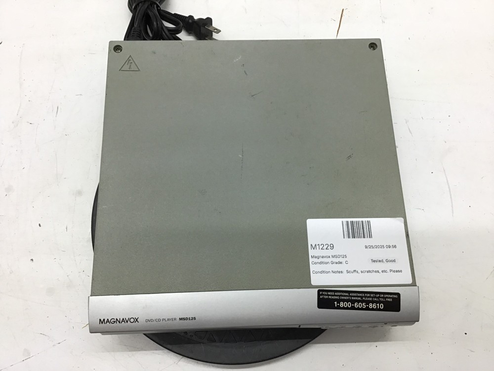 Magnavox MSD125 DVD Player - Tested