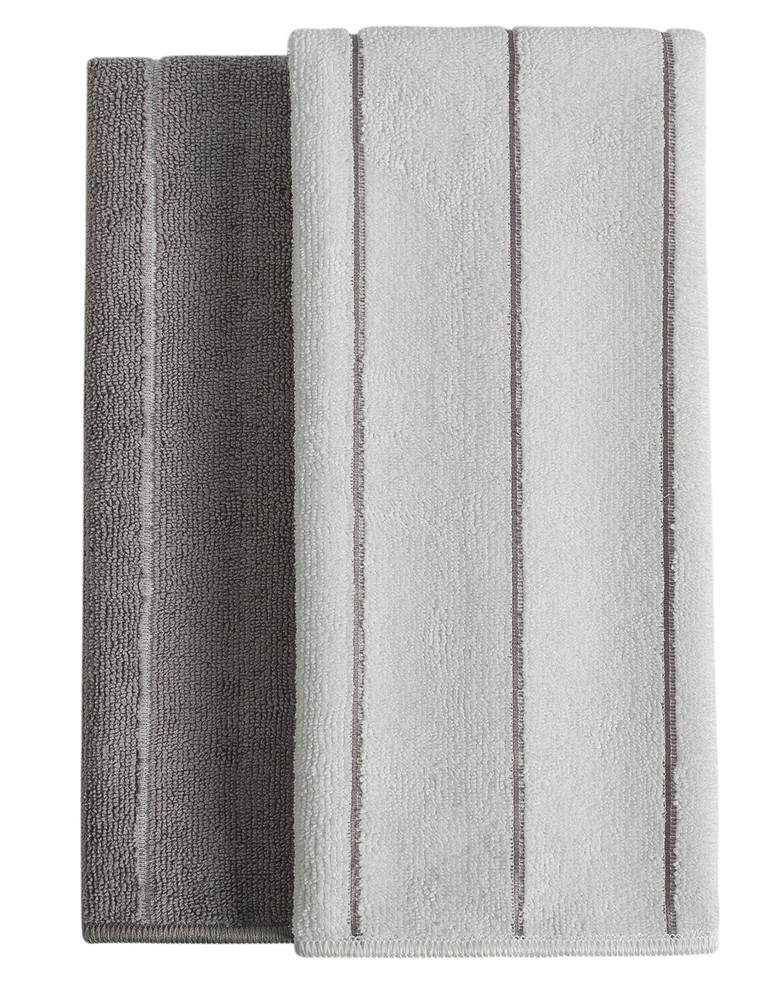 Microfiber Kitchen Towels - Super Absorbent, Soft and Solid Color Dish Towels, 8