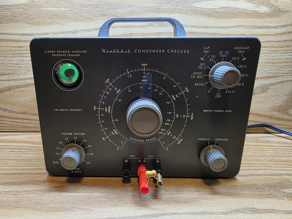Heathkit C-3 Capacitor Tester Condenser Checker